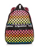 Lesportsac Candace Rainbow Check Backpack