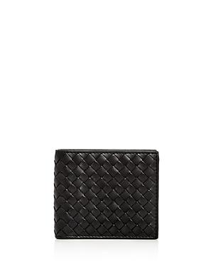 Bottega Veneta Woven Leather Bi-fold Wallet