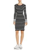 Theory Prosecco Striped Sweater Dress