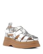 Ganni Women's Creepers Grid Sandals