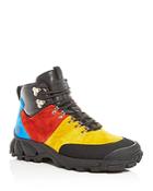 Burberry Men's Henfield Color-block Suede Hiking Boots