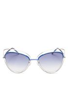 Marc Jacobs Women's Floating Cat Eye Sunglasses, 56mm