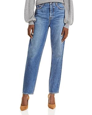 Grlfrnd Devon High Rise Straight Leg Jeans In Far From Me