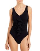 Karla Colletto Aidy Ruffle One Piece Swimsuit