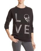 Aqua Skull Love Sweatshirt - 100% Exclusive