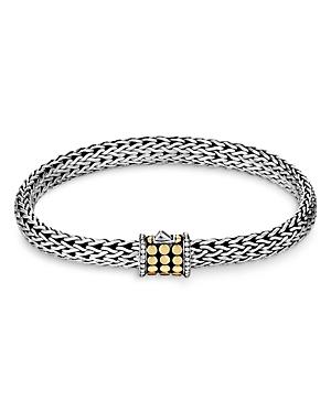 John Hardy Sterling Silver & 18k Yellow Gold Dot Chain Bracelet