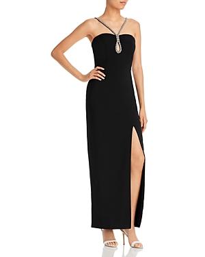 Aqua Scuba Embellished Chain Dress - 100% Exclusive