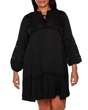 Belldini Plus Boho Lace Dress