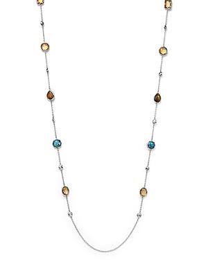 Ippolita Sterling Silver Rock Candy Beaded Multi Stone Station Necklace In Safari, 42 - 100% Exclusive