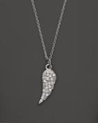 Kc Designs Diamond Wing Pendant Necklace In 14k White Gold, .07 Ct. T.w.