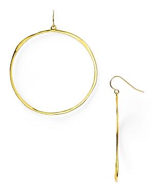 Gorjana G Ring Circle Drop Earrings
