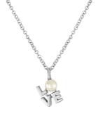 Majorica Courtney Simulated Pearl Pendant Necklace, 16