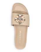 Donald Pliner Women's Crystal Embellished Slide Sandals