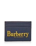 Burberry Sandon Crest Print Leather Card Case