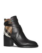 Burberry Women's Leather & House Check Boots