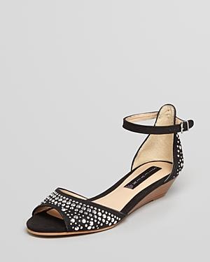 Steven By Steve Madden Demi Wedge Sandals - Tippsy Studded