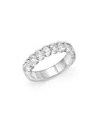 Bloomingdale's Diamond Half Channel Band Ring In 14k White Gold, 1.0 Ct. T.w. - 100% Exclusive