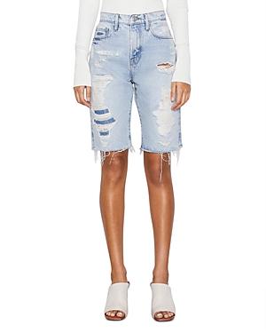 Frame Le Vintage Bermuda Denim Shorts In Drenched