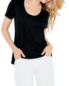 Nzt Shirttail Scoop Tee