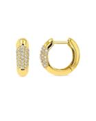 Bloomingdale's Diamond Huggie Hoop Earrings In 14k Yellow Gold, 0.35 Ct. T.w. - 100% Exclusive