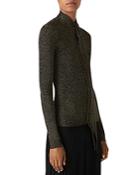 St. John Knits Superfine Shimmer Ribbed Sweater