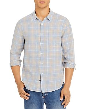 Rails Wyatt Shoreline Peach Tide Plaid Long Sleeve Shirt