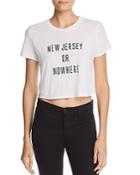Knowlita New Jersey Or Nowhere Cropped Tee