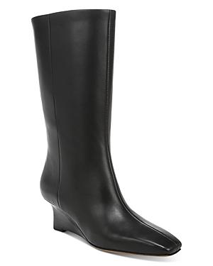 Vince Women's Beverly Square Toe Wedge Heel Boots