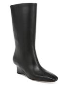 Vince Women's Beverly Square Toe Wedge Heel Boots