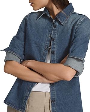 Reiss Manda Denim Button Down Shirt