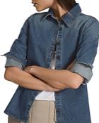 Reiss Manda Denim Button Down Shirt