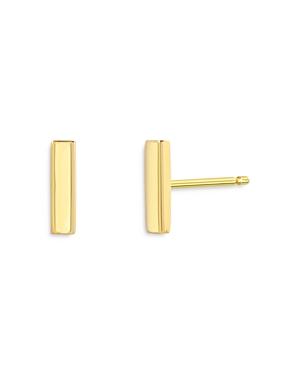 Zoe Lev 14k Yellow Gold Bar Stud Earrings