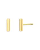 Zoe Lev 14k Yellow Gold Bar Stud Earrings