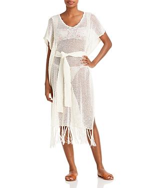 Capittana Jamie Crochet Swim Cover Up Caftan