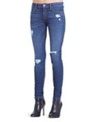 Bcbgeneration The Destructed Slim Jeans In Olympic