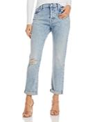 Mother The Scrapper Double Cuff Jeans In Out With The Old, In With The
