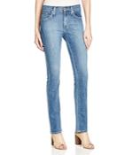 James Jeans Petite Straight Jeans In Forever Blue