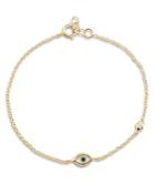 Aqua Opal Evil Eye Link Bracelet In 18k Gold Plate - 100% Exclusive