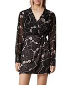 Allsaints Limina Hope Faux Wrap Dress