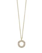 Ippolita 18k Green Gold Stardust Diamond Circle Pendant Necklace, 16-18