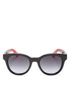 Gucci Round Color Block Sunglasses, 49mm