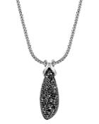 John Hardy Sterling Silver Classic Chain Pull-through Pendant Necklace With Black Sapphire & Black Spinel, 20