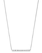 Bloomingdale's Diamond Bar Necklace In 14k White Gold, 17-19 - 100% Exclusive
