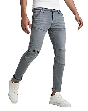 G-star Raw 5620 3d Zip Knee Skinny Fit Jeans In Sun Faded