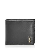 Saint Laurent Leather Bi Fold Wallet & Card Case