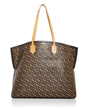 Burberry Society Logo Monogram Large Tote