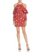 Band Of Gypsies Poppy Cold-shoulder Dress
