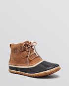 Sorel Out N About Lace Up Waterproof Duck Booties