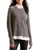 Lauren Ralph Lauren Layered Wool & Cashmere Sweater