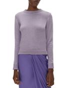 Helmut Lang Brushed Crewneck Cut Out Sweater